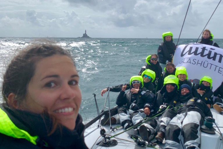 Fastnet Race - Mareike Weber an Bord von Tutima sicher im Ziel