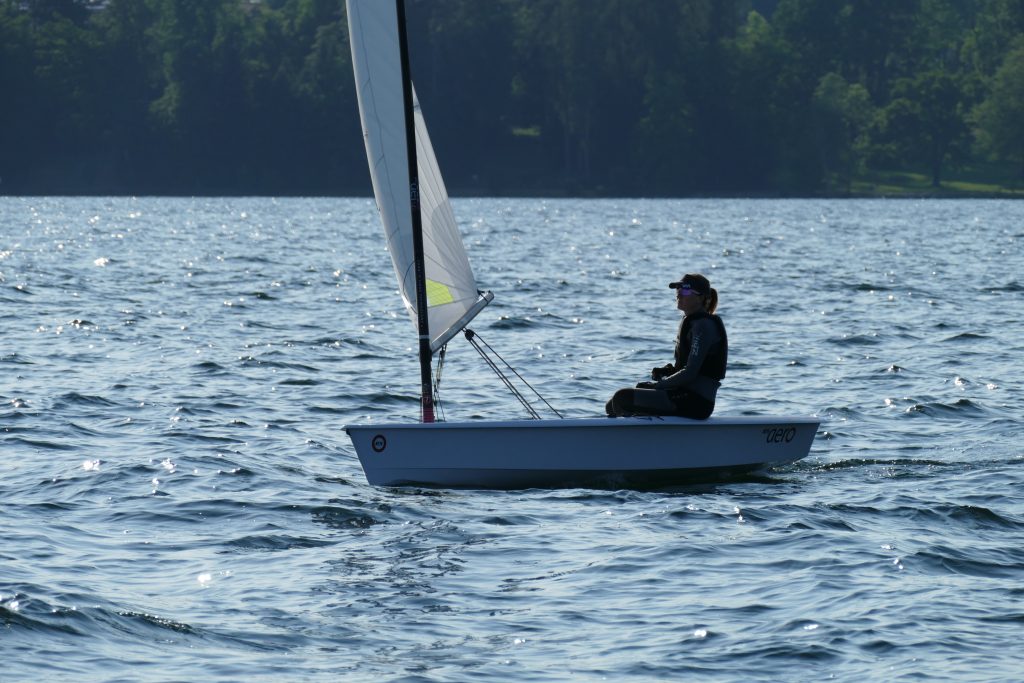 5.Mittwochsregatta - laues Lüftchen beim Sieg von Anne Cybok